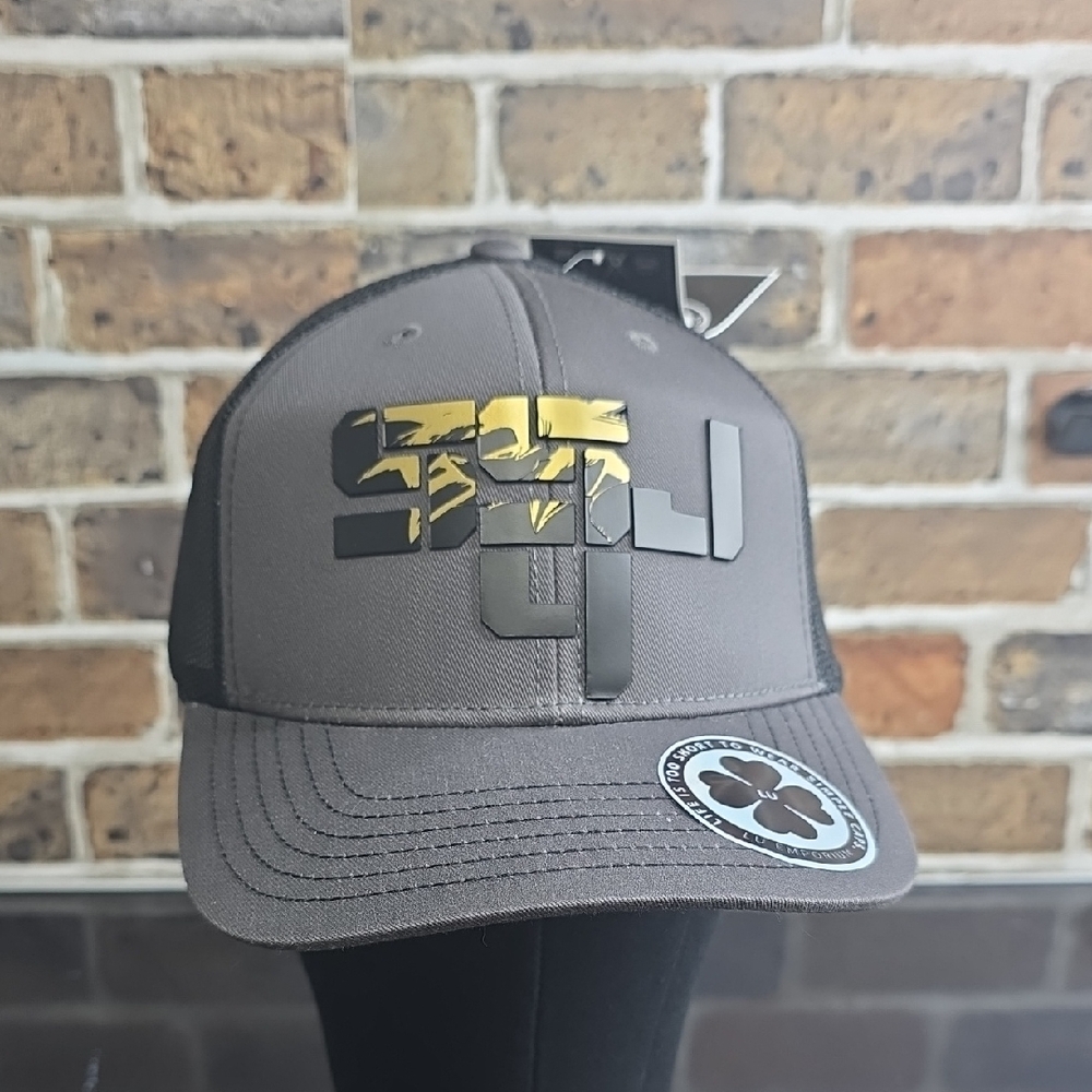 Gray and Gold Men's Cap